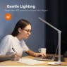 TaoTronics TT-DL19 - LED Desk Lamp with Touch Control & USB Port, 5 Color Modes, 5 Brightness Levels, Silver Office lighting