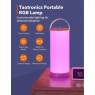 TaoTronics TT-DL23 Pro - RGB Night Light, Rechargeable Touch Control & Dimmable Office lighting