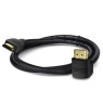 Techly ICOC HDMI-4-010NE9 - 90° HDMI Καλώδιο 1m 4K Καλώδια Onetrade