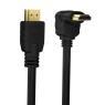 Techly ICOC HDMI-4-010NE9 - 90° HDMI Καλώδιο 1m 4K Καλώδια Onetrade