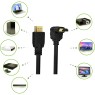 Techly ICOC HDMI-4-010NE9 - 90° HDMI Καλώδιο 1m 4K Καλώδια Onetrade