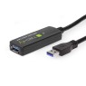 Techly ICUR30100G - Καλώδιο επέκτασης USB 3.2 SuperSpeed+ Active, επέκταση σήματος 10 μέτρων Καλώδια Onetrade