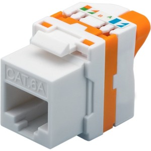 Techly IWP-MD C6A / UROTT - Μήτρα (Keystone) rj45 UTP Cat6A  Βύσματα Onetrade