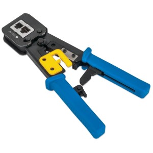 Techly Professional IWP-HT 310UT - Crimping Tool for RJ45/11/12 Through-Type Modular Plugs Tools Onetrade