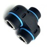 Techly Professional IWP-MD C6-IP68T2 - Αδιάβροχο Coupler Cat.6 RJ45 1F/2F IP68 Φις Onetrade