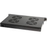 Techly I-CASE FAN-TC4B - 1U 19" Rack Σετ 4-Ανεμιστήρων με Θερμοστάτη LED Καμπίνες και αξεσουάρ Onetrade