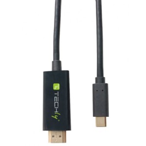 Techly IADAP USBC-HDMI2TY - Μετατροπέας USB-C ™ Αρσ σε HDMI 2.0 4Κ αρσ Converters Εικόνας Ήχου Onetrade