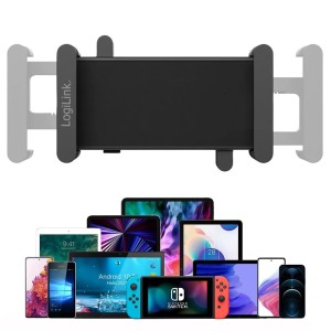 LogiLinK ICA-LCD TABBK - Clamp Mount for Smartphones and Tablets Smartphone accessories Onetrade