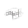 Techly ICA-PLB 344LTY - TV Wall Mounting 32"-70" Black Mounts Onetrade