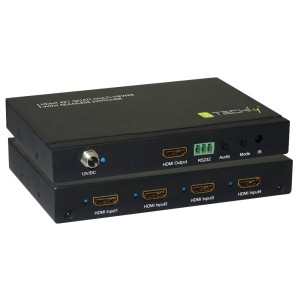 Techly IDATA HDMI-41MV - Multiview HDMI 4x1 with seamless switch HDMI Splitters Onetrade