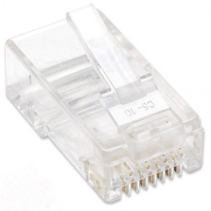 INTELLINET IWP-JAR-C5F - Αρσενικό Βύσμα RJ45 UTP Για Cat5e Καλώδιο 10 τμχ Βύσματα Onetrade