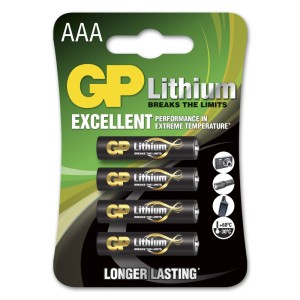 GP Batteries IC-GP103173 - Μπαταρία Λιθίου AAA 1.5V 4 τμχ Μπαταρίες  Onetrade