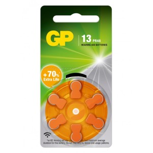 GP Batteries IC-GP103249 - Μπαταρίες για Ακουστικά βαρηκοΐας ZA13-AC13-DA13 6 τμχ Μπαταρίες  Onetrade