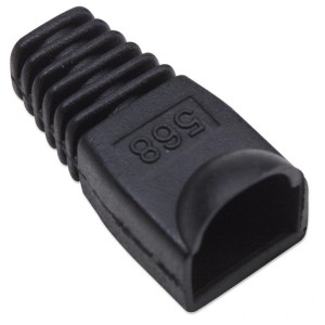 INTELLINET IWP-CBOOT-BK - Κάλυμμα για 6.2mm RJ45 Μαύρο 10 τμχ Βύσματα Onetrade