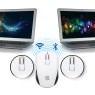 Manhattan IM 179-BTW-WB - Dual Mode Bluetooth and Wireless 2.4 GHz Mouse White accessories Onetrade