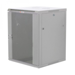 Techly I-CASE FP-2012GTY - Wall Rack 19" Case 12U 450mm Depth Cabinets and accessories Onetrade