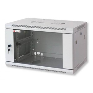 Techly I-CASE FP-2009GTY - Wall Rack 19" Case 9U 450mm Depth Cabinets and accessories Onetrade