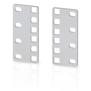 Techly I-CASE RAIL-ADP2ETG - Pair of reducer brackets from 21" to 19" for ETSI 2U Rack cabinets Cabinets and accessories Onetrade