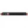 Techly I-CASE STRIP-10C - Rack Power Strip 19" 10 Outlets VDE and C14 plug Multi-sockets for Rack Cabinets Onetrade
