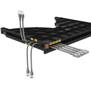 Techly I-CASE TRAY-ORG600 - Cable management shelf for Rack 19" depth 600mm Cabinets and accessories Onetrade