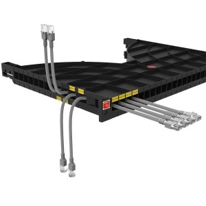 Techly I-CASE TRAY-ORG800 - Cable management shelf for Rack 19" depth 800mm Cabinets and accessories Onetrade