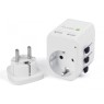 Techly I-TRAVEL-06TYWH - Universal Travel Adapter με 2xUSB 2,4A Adaptors Onetrade