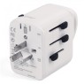 Techly I-TRAVEL-06TYWH - Universal Travel Adapter με 2xUSB 2,4A Adaptors Onetrade