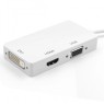 Techly IADAP DP-COMBOF2 - DisplayPort 1.2 to HDMI/DVI/VGA Adapter Audio Video Converters Onetrade