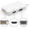 Techly IADAP DP-COMBOF2 - DisplayPort 1.2 to HDMI/DVI/VGA Adapter Audio Video Converters Onetrade