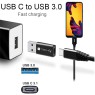 Techly IADAP USB3-AFT - USB 3.0 Αρσενικό σε USB-C Θηλυκό Adapter Αξεσουάρ υπολογιστών Onetrade