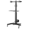 Techly ICA-TR42 - Floor Stand Trolley for 2 TV LCD/LED/Plasma 13-32" Mounts Onetrade