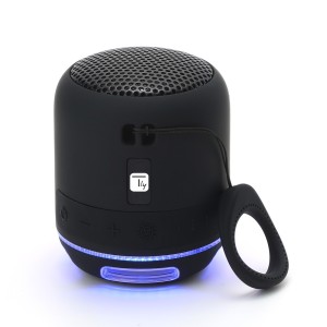 Techly ICASBL94BK - Portable Bluetooth Speaker V5.0 Black Wireless Speakers Onetrade
