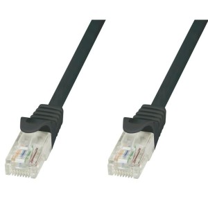 Techly ICOC CCA6U-030-BKT - Black Network Patch Cable 3m Cables Onetrade