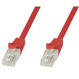 Techly ICOC CCA6U-030-RET - Red Network Patch Cable 3m Cables Onetrade