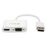 Techly ICOC DSP-VH1220 - DisplayPort 1.2 to HDMI/VGA 4K Adapter Audio Video Converters Onetrade