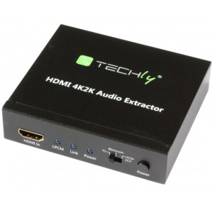 Techly IDATA HDMI-EA4K - HDMI διαχωριστής ήχου 4K Converters Εικόνας Ήχου Onetrade