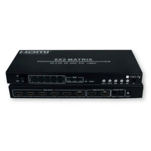 Techly IDATA HDMI-H62 - HDMI Matrix 6x2 4K HDMI Matrix Onetrade