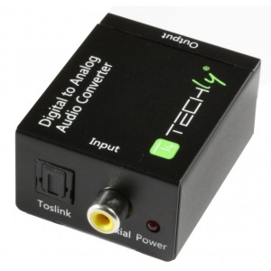 Techly IDATA SPDIF-3 - Μετατροπέας Ψηφιακού Σήματος Ήχου σε Αναλογικό Converters Εικόνας Ήχου Onetrade