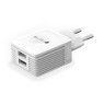 Techly IPW-USB-EC152W - USB Φορτιστής τοίχου 2-port 5V 2.1A Τροφοδοτικά Onetrade