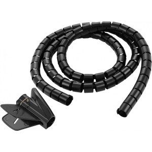 Techly ISWT-KIT-BK - Θήκη-σπιράλ καλωδίου 2,5m µε Inserter Αξεσουάρ υπολογιστών Onetrade