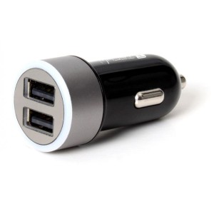 Techly IUSB2-CAR-ADP482 - USB Car Charger 4.8A 2p Power Supplies Onetrade
