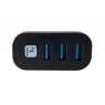 Techly IUSB3-HUB3-ROTB - 180⁰ Περιστρεφόμενο Hub 3USB 3.0 USB Hubs Onetrade