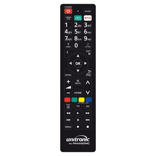 Unitronic 1722 - Replacement Remote Control For Panasonic Television Remote controls Onetrade Unitronic 1722 - Replacement Remote Control For Panasonic Television Remote controls Onetrade