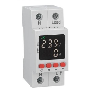 Επιτηρητής Τάσης Ράγας Μονοφασικός VLC 63A Ρελέ Διαρροής Onetrade