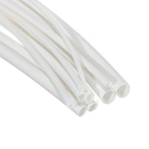 Heat shrinkable tubing 2mm, White Heat shrinkable tubing