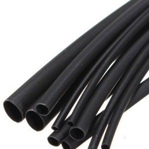 Heat shrinkable tubing 2mm, Black Heat shrinkable tubing