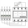 RM-FVA Επιτηρητής Τάσης Τριφασικός V-I-F 63A 3NO 230V Ρελέ Διαρροής Onetrade