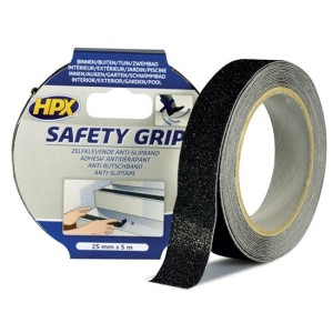 DIY-Safety grip αντιολισθητική ταινία ασφαλείας μαύρη 25mm x 5m DIY Onetrade
