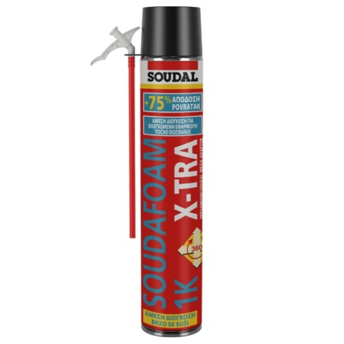 DIY-Soudafoam X-Tra low expansion PU hand foam 750ml, Soudal DIY Onetrade DIY-Soudafoam X-Tra low expansion PU hand foam 750ml, Soudal DIY Onetrade